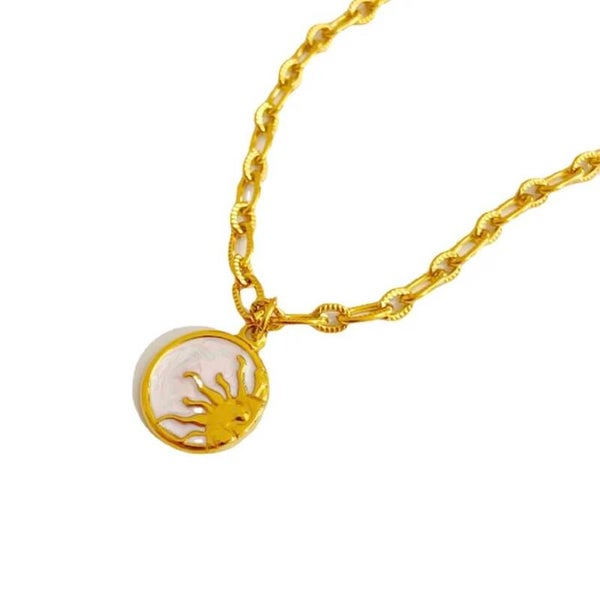 Helios Gold Necklace