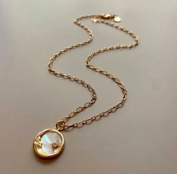 Moon Gold Necklace