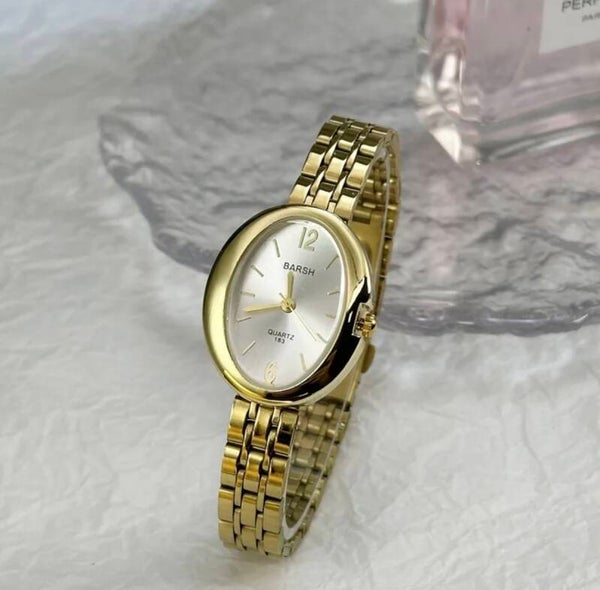 White Lyria Gold Watch