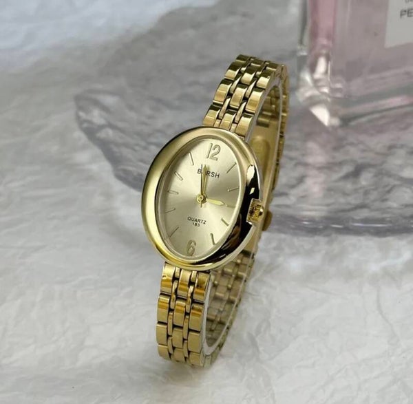 Beige Lyria Gold Watch