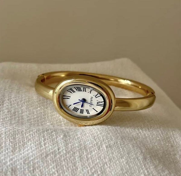 White Seren Gold Watch