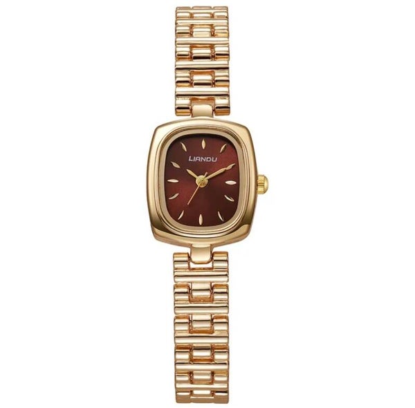 Velvet Axis Gold Watch
