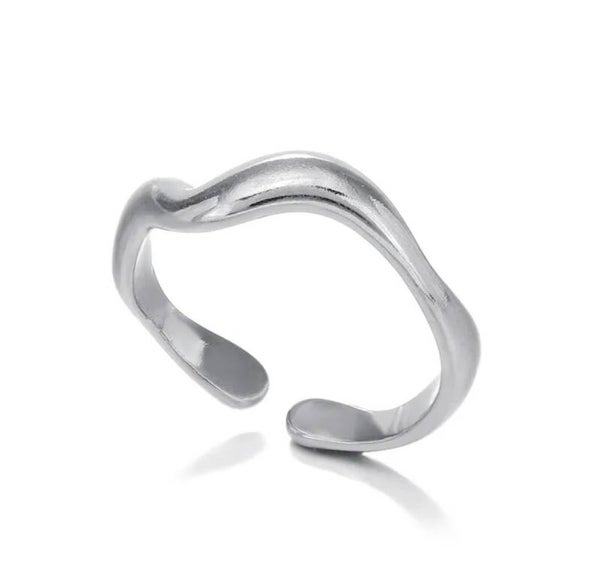 Wave Silver Ring