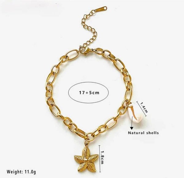 Ocean Breeze Gold Bracelet