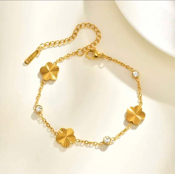 Golden Flower Bracelet