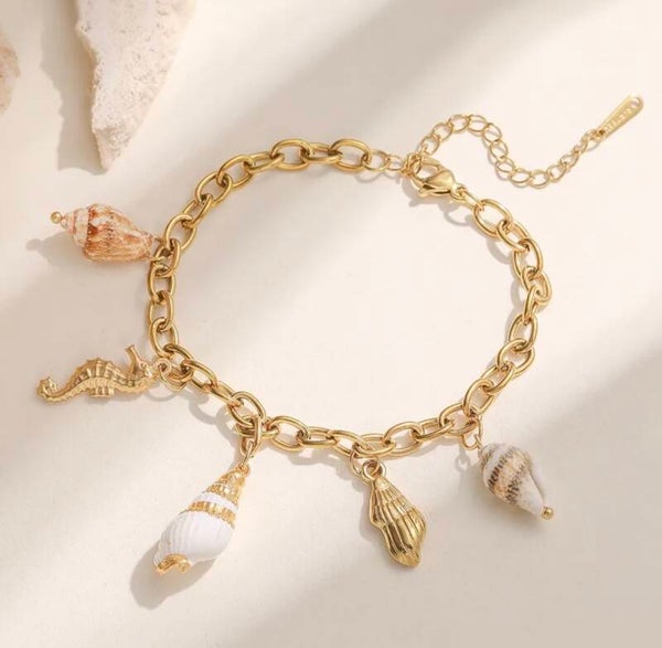 Ocean Treasure Gold Bracelet