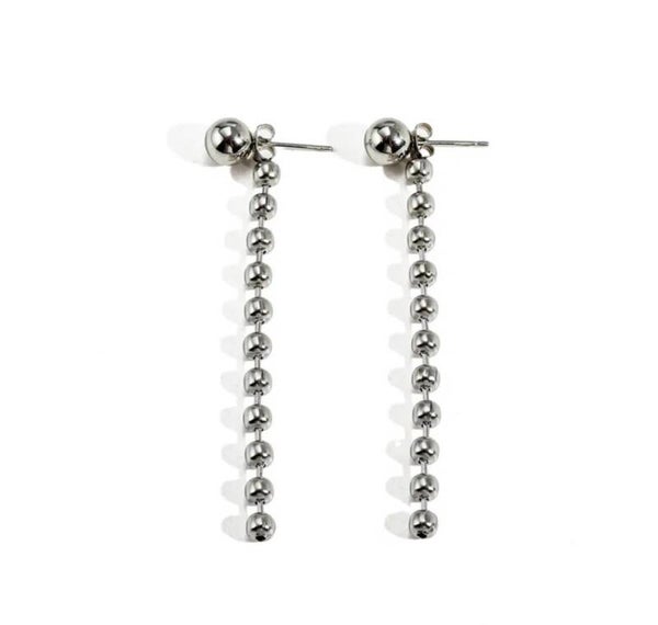 Heartline Silver Earrings