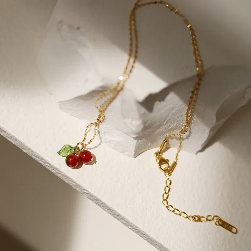 Red Cherry Necklace