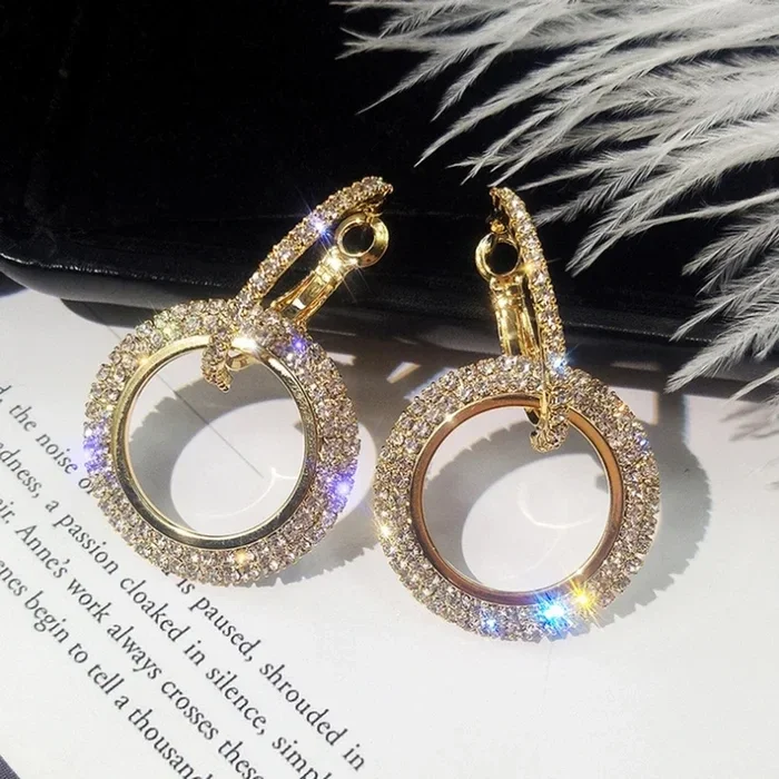 Diamond Rings Earrings Gold