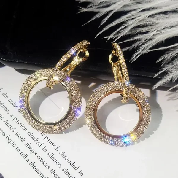 Diamond Rings Earrings Gold