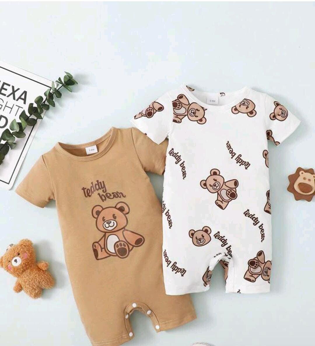 Duo mamelucos niño ositos