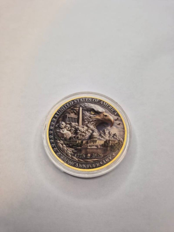 Pièce commémorative 250 ans USA