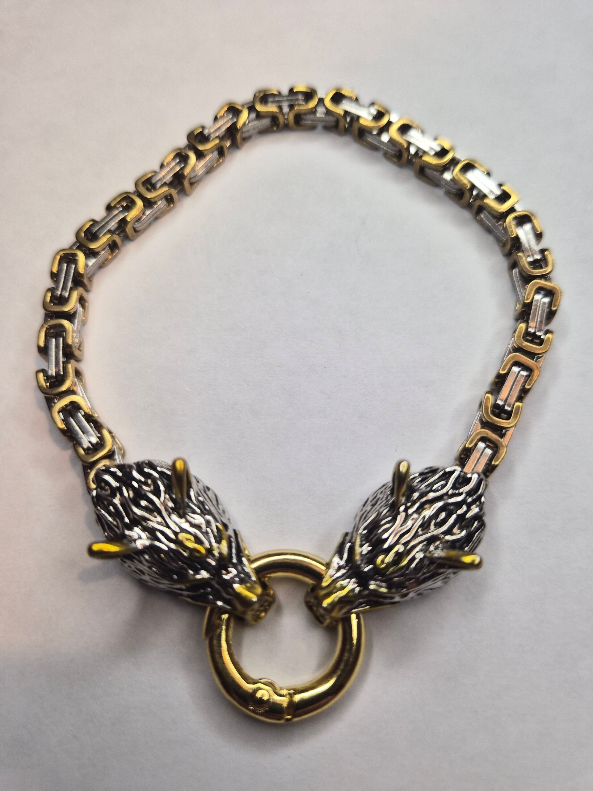 Bracelet tête de loup