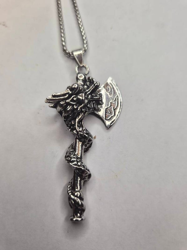 Collier hache viking