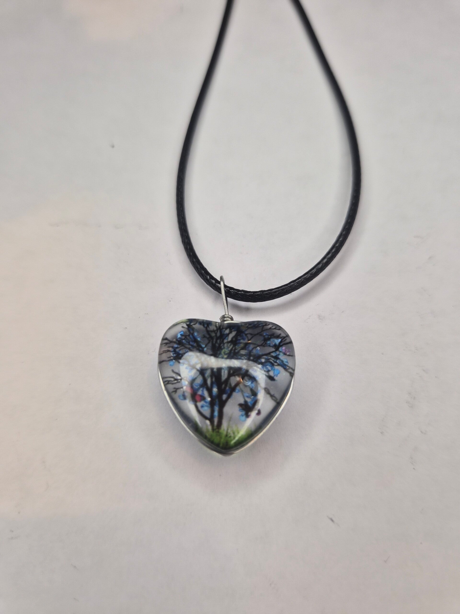 Collier coeur arbre