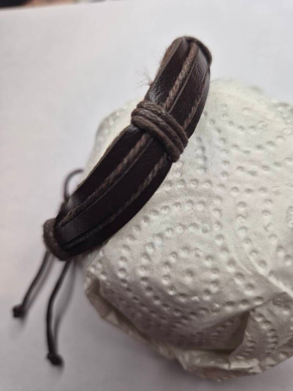 Bracelet marron 1 bande