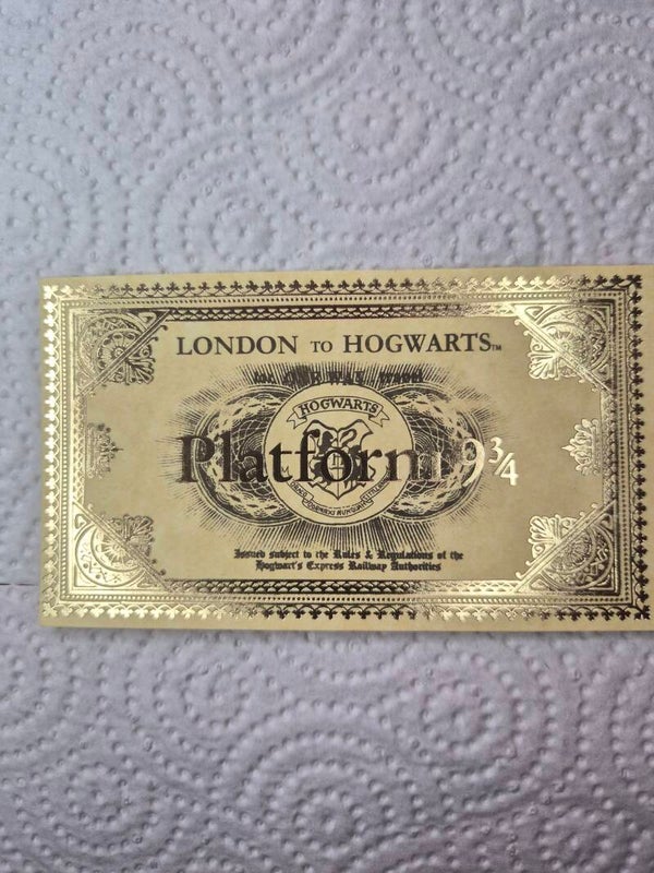 Billet commémoratif Harry Potter