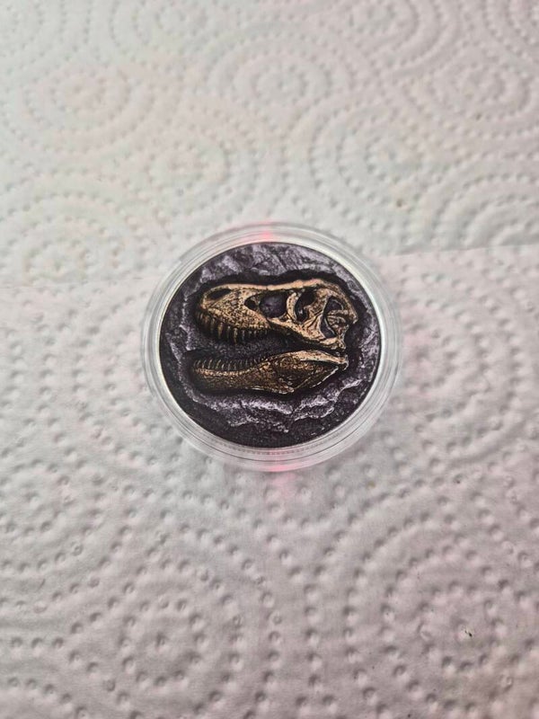 Pièce commémorative Dinosaure