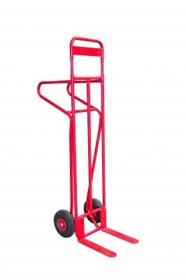 Diable maraîcher à fourches 200 kg roues increvable