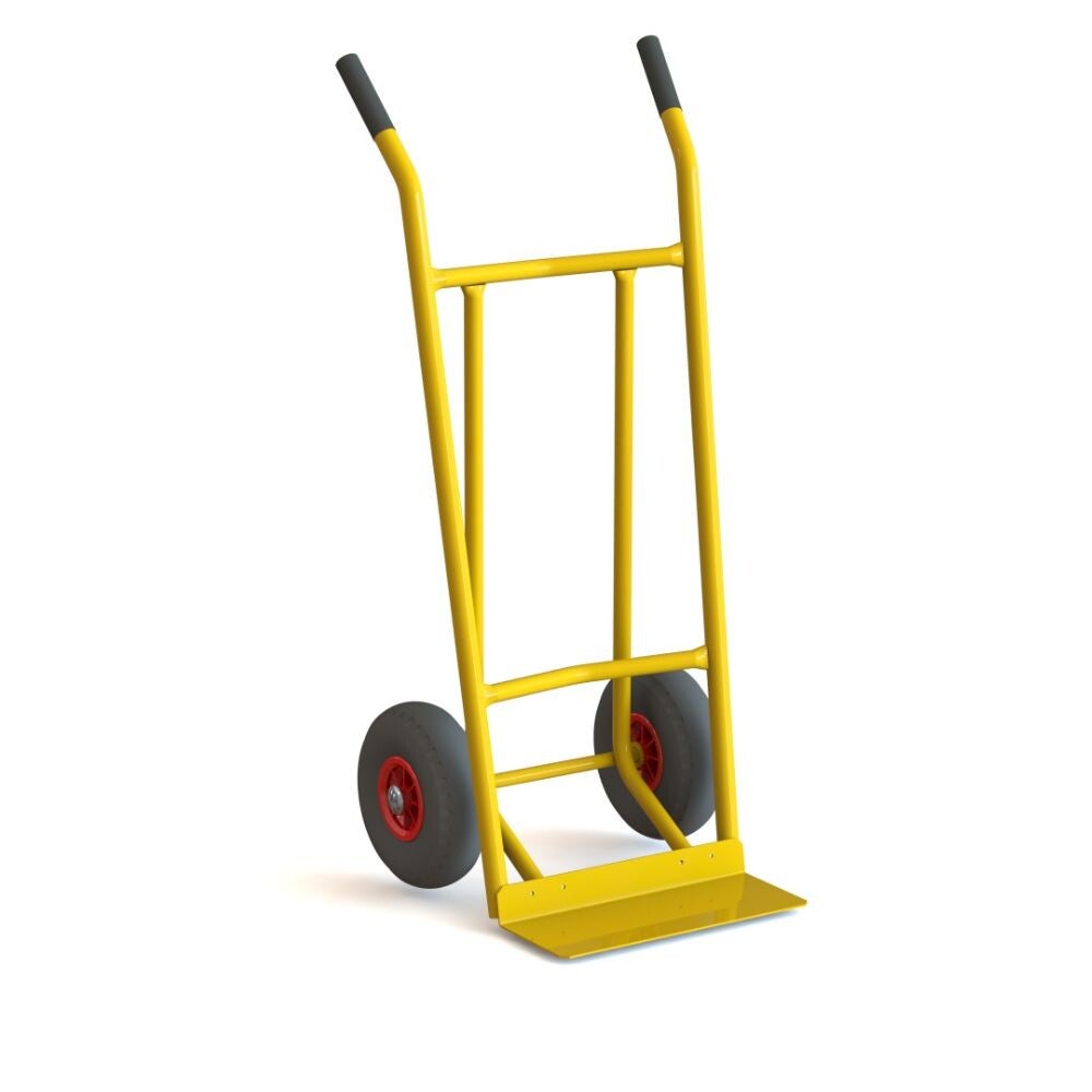 Diable éco à pelle fixe 250 kg Jaune Ral 1028 Prodif Somec