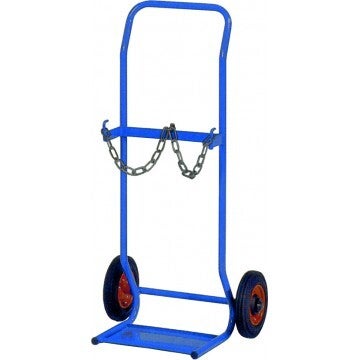 Diable Porte-bouteilles LEVAC 2 bouteilles roue caoutchouc 6912FL5