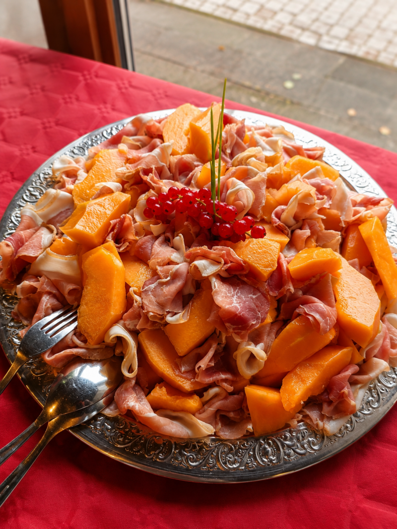 meloen met kempense ham zwarthof zoersel koud buffet anneke panneke