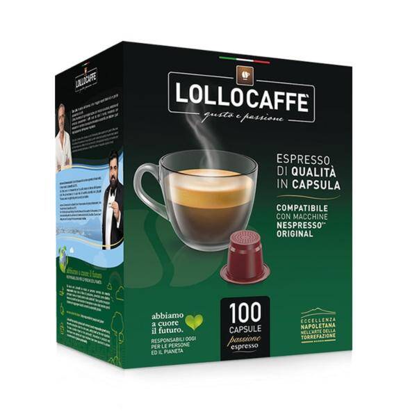 100 CAPSULE LOLLO CAFFÈ MISCELA ARGENTO