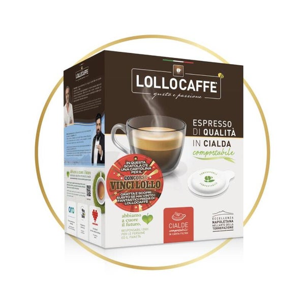 100 CIALDE LOLLO CAFFÈ MISCELA NERA