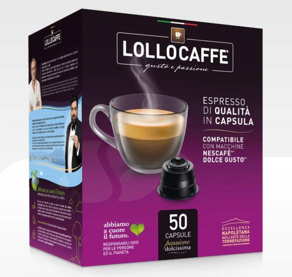 50 CAPSULE LOLLO CAFFÈ MISCELA NERA