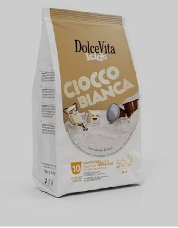 10 CAPSULE CIOCCOLATA BIANCA