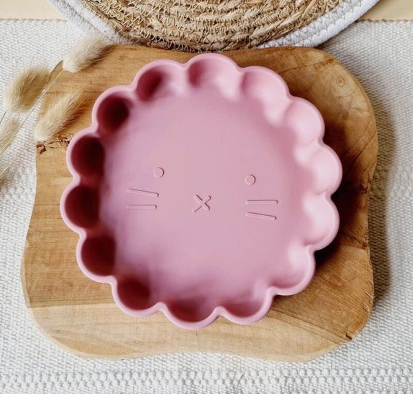 Siliconen bordje leeuw