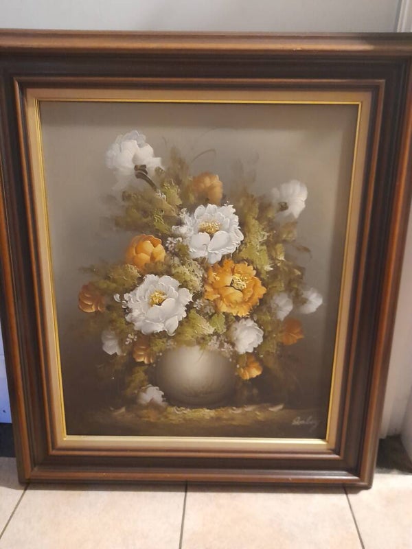 Schilderij bloemen