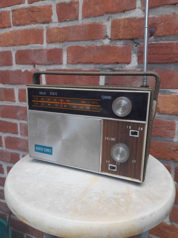 Vintage oude radio