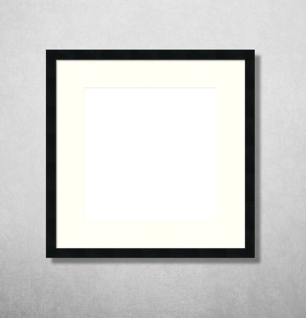 FRAME TO FIT IMAGE SIZE: 30x30cm  BLACK