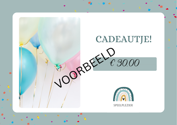 Cadeaubon 30 euro