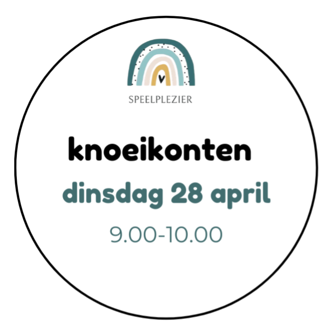 Knoeikonten | 28 april 9.00-10.00h