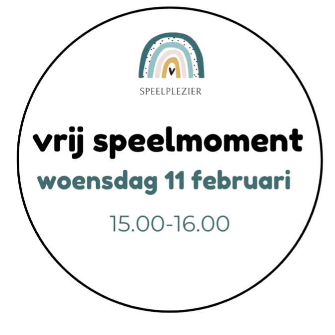 Vrij speelmoment | 11 februari 15.00-16.00h