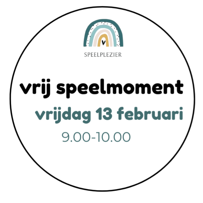 Vrij speelmoment | 13 februari 9.00-10.00h