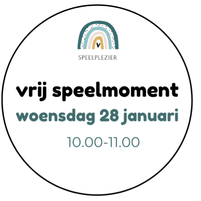 Vrij speelmoment | 28 januari - 10.00-11.00