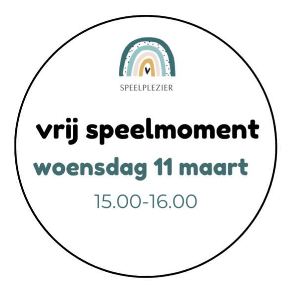 Vrij speelmoment | 11 maart 15.00-16.00h