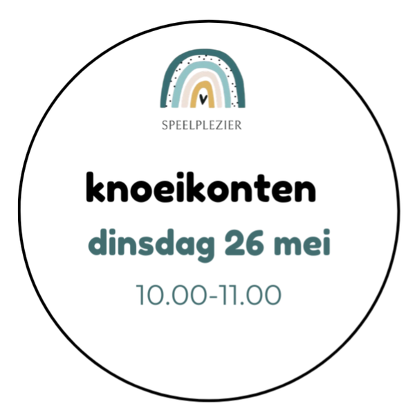 Knoeikonten | 26 mei 10.00-11.00 uur