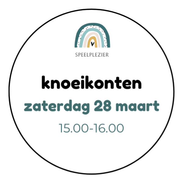 Knoeikonten | 28 maart 15.00-16.00h