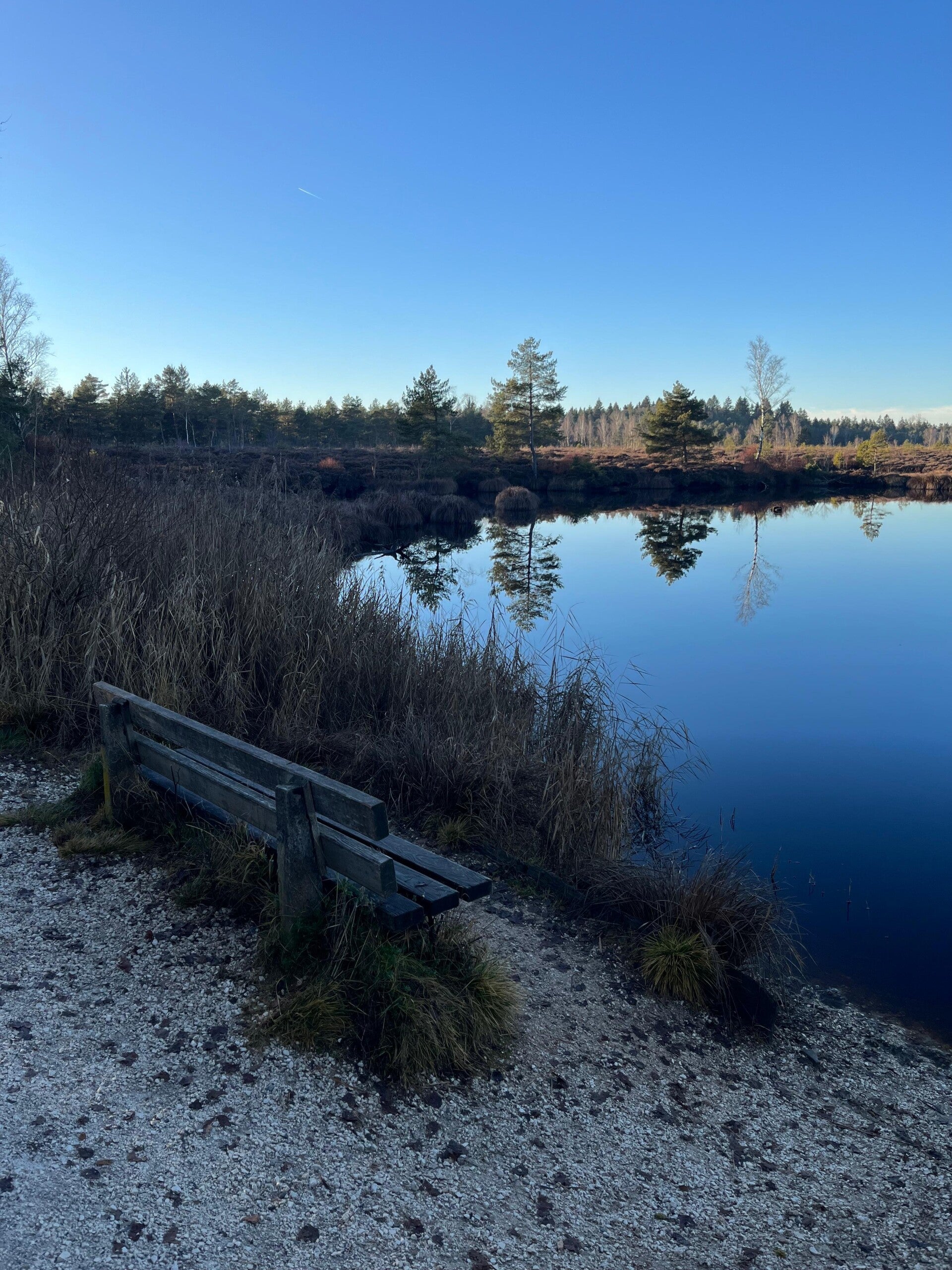 Blauer Himmel, See, Ruhe, Abschalten, Raus aus dem Alltag