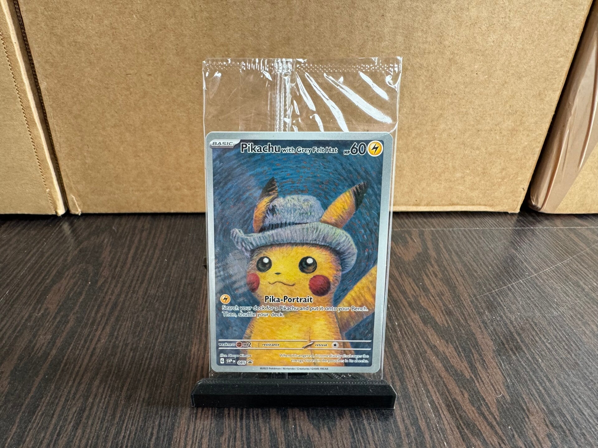 Pikachu with Grey Felt Hat SEALED