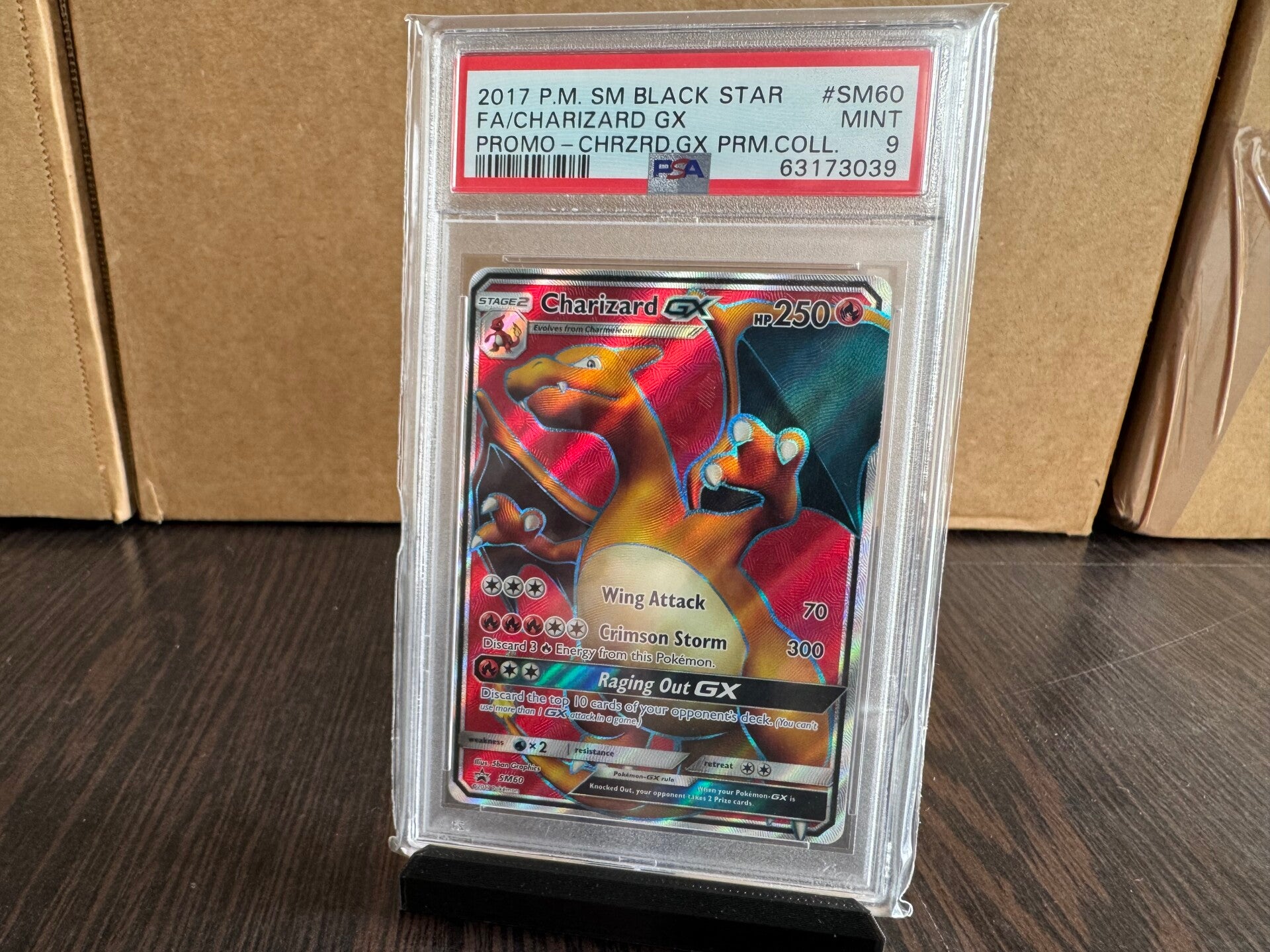 Charizard GX (sm60) PSA 9