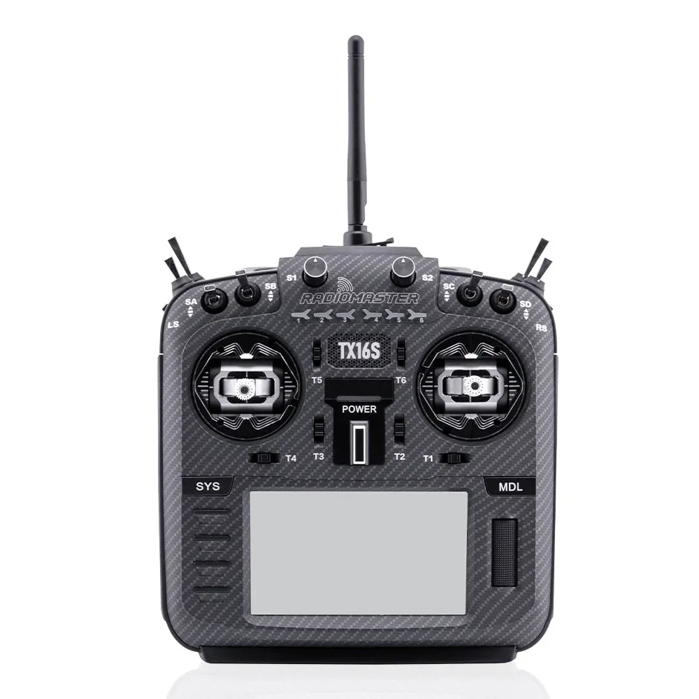 TX16S Mark II Max Radio Controller (M2 switchable M1) Elrs LBT AG01 Gimbal CARBON BLACK