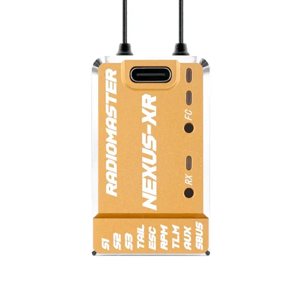 NEXUS-XR Helicopter Flight Controller Integrated 2.4GHz ExpressLRS Receiver / GOLD