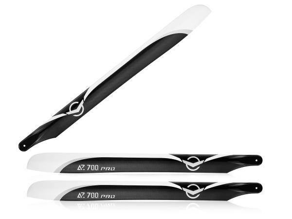 Azure Power 700 PRO Carbon 3-Blade Rotorblade 700mm