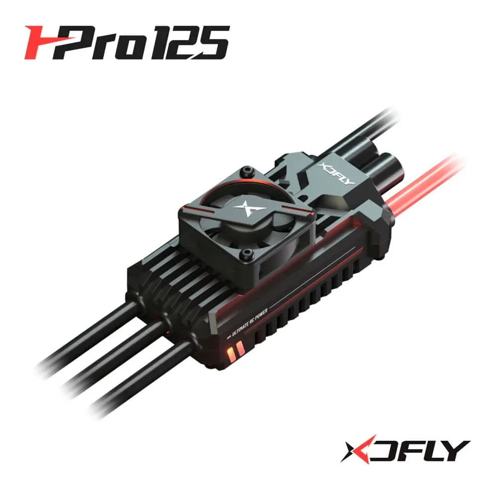 XDFly HPro 125A ESC – 3-8S SBEC – For 500/550 Class RC Helicopters