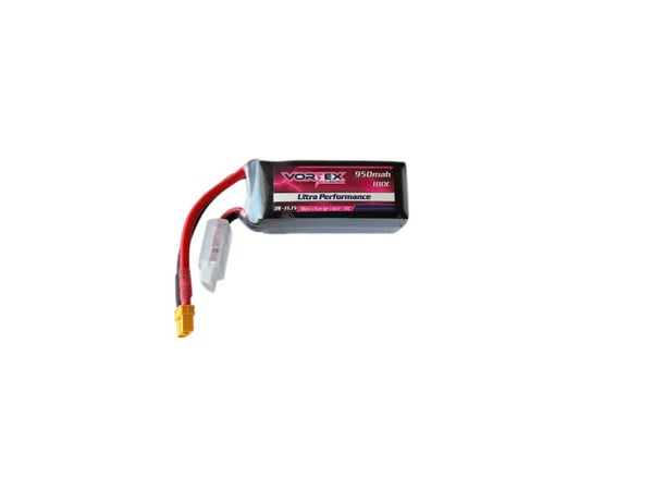 Vortex 3S 950mah 100C - ideal for 200 size helicopters / Goosky S2 Ultra, OMP M2 V3 Pro, XL Power stratos 200...